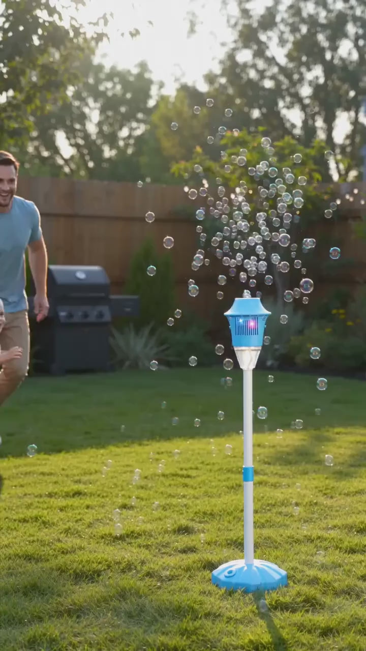 Rechargeable Standing Bubble Machine