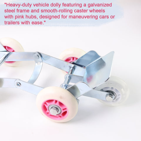 Universal Motorcycle Flat Tire Booster - Emergency Puncture Wheel Dolly Tray