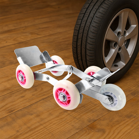 Universal Motorcycle Flat Tire Booster - Emergency Puncture Wheel Dolly Tray
